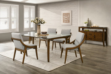 SOLARA005:Solara Dining Table & 4 Chairs, 