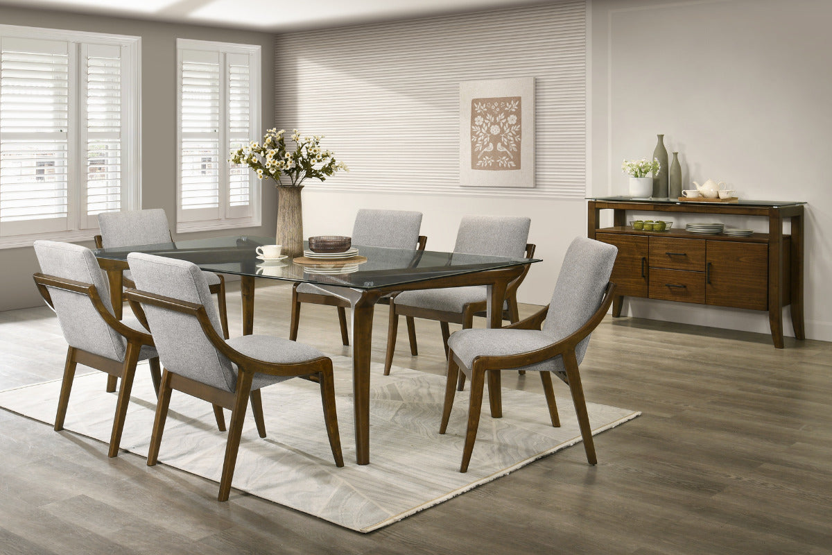 SOLARA000:Solara Dining Table, Styled