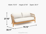 569633091:Solstice Outdoor Loveseat, 