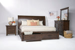SONORA001:Sonora Sleigh Bed & Dresser & , Styled