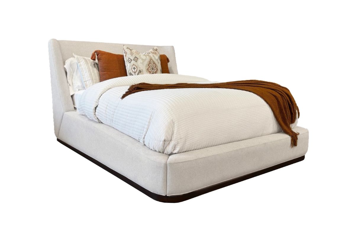 SOPHIE007:Sophie Upholstered Bed, Angled