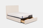 SORABG016:Sora Upholstered Storage Bed, Angled