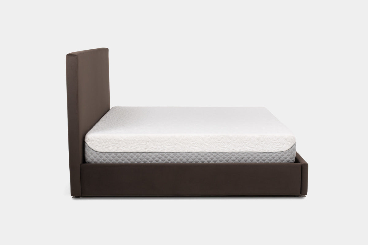 SORACOF16:Sora Upholstered Storage Bed, SideAngled