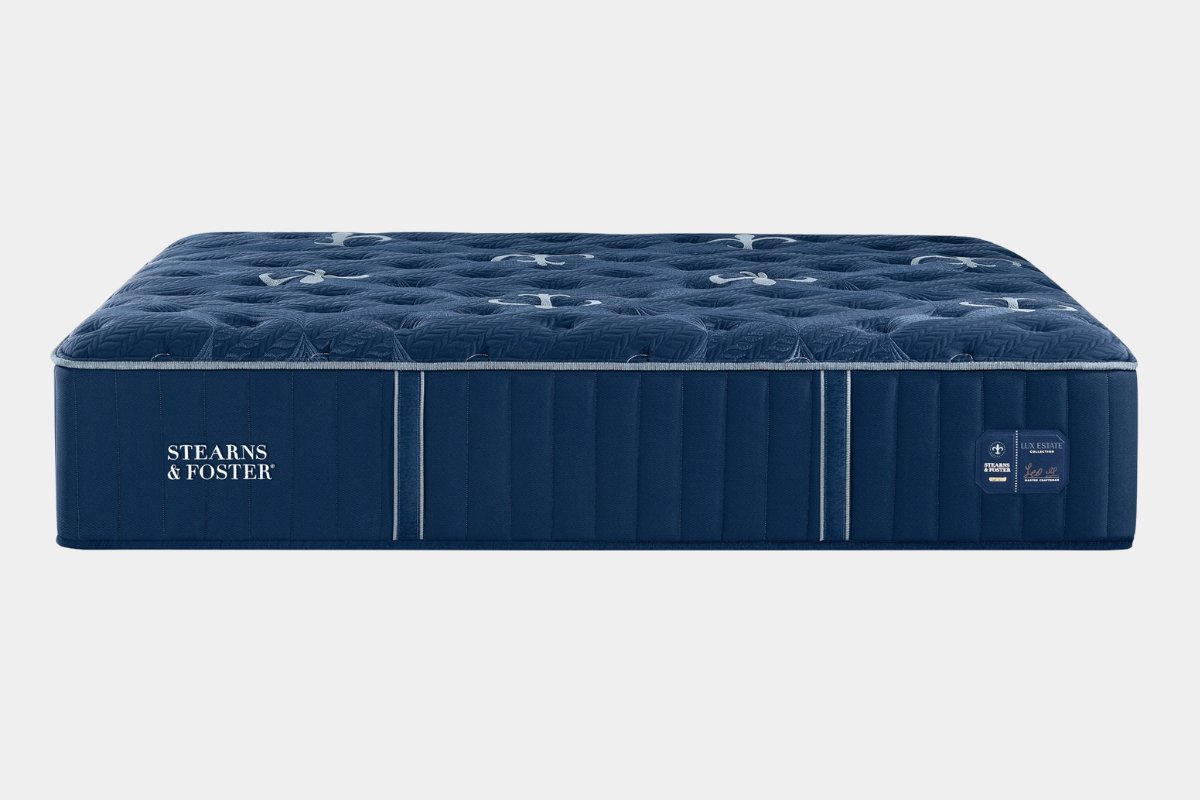 852406132:Stearns & Foster Lux Estate 2.0 Tight Top Mattress, SideAngled