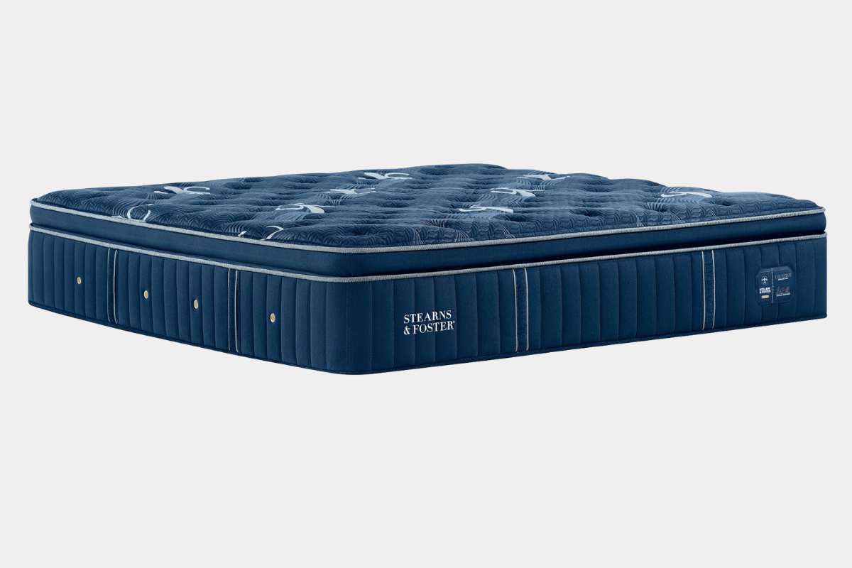 451169818:Stearns & Foster Lux Estate 2.0 Pillow Top Mattress, Angled
