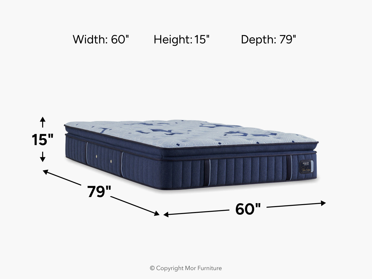 039400903:Stearns & Foster Estate Pillow Top Mattress, 