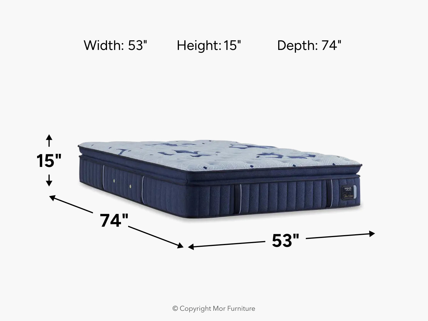 446086693:Stearns & Foster Estate Pillow Top Mattress, 