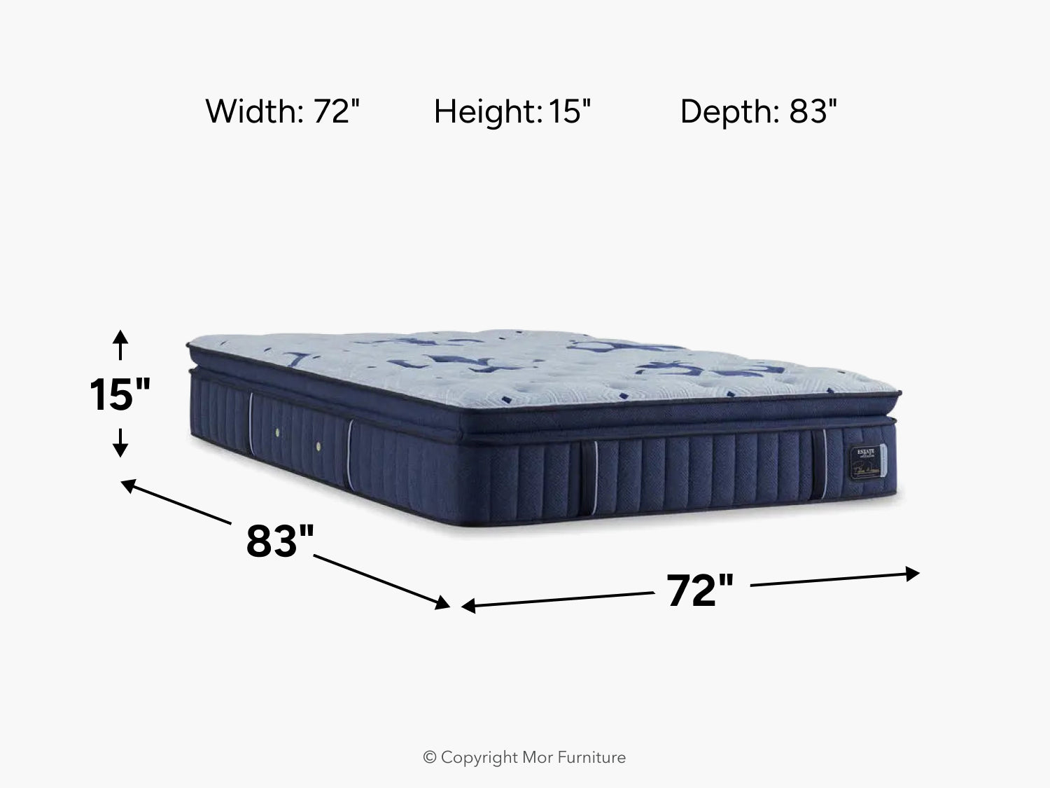 876989742:Stearns & Foster Estate Pillow Top Mattress, 
