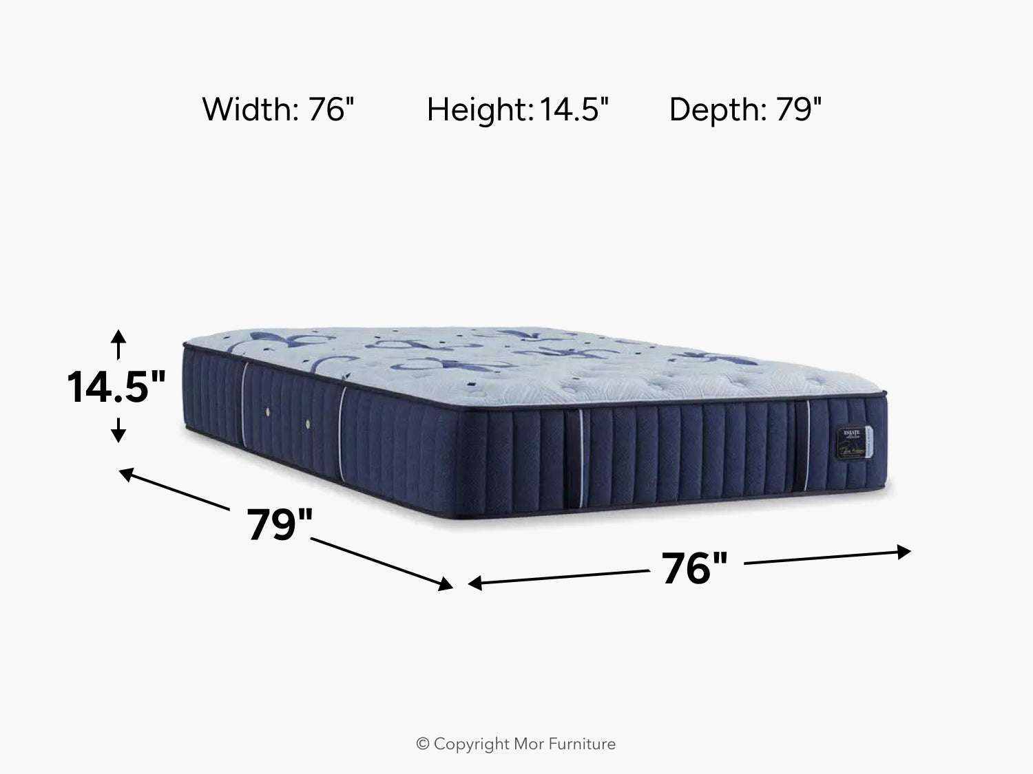 938696503:Stearns & Foster Estate Tight Top Mattress, 