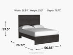 504555342:Stelsie Panel Bed, 