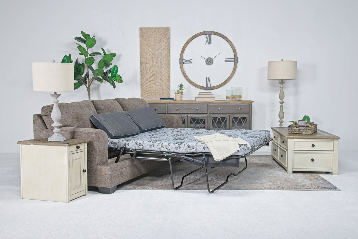 319890615:Stonemeade Queen Sleeper Sofa, Styled