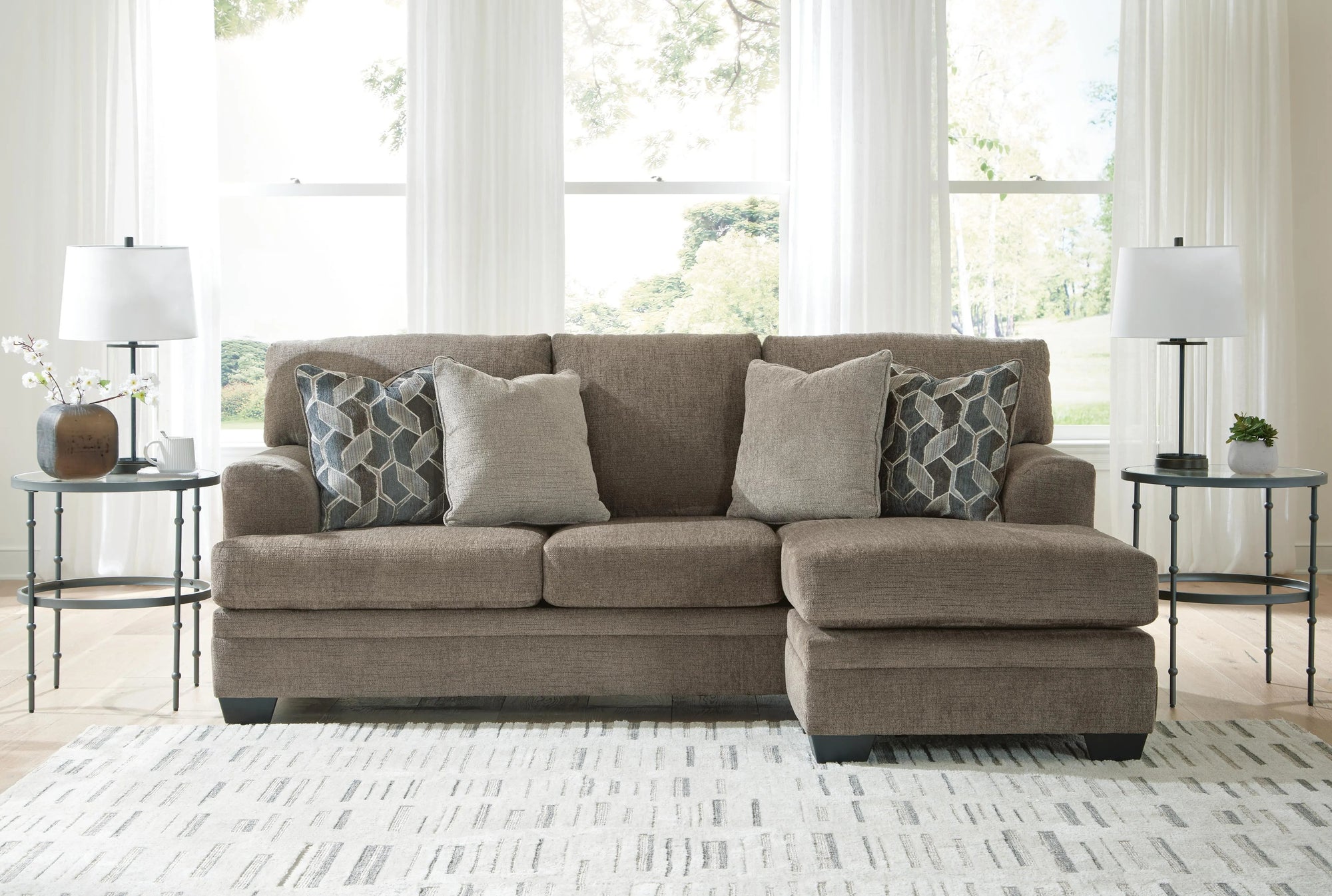 658726674:Stonemeade Reversible Sofa Chaise, Styled