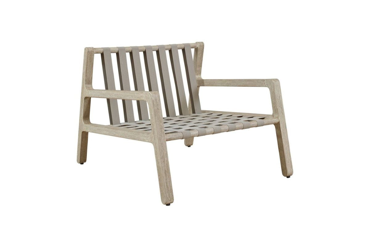 967376465:Strapped Outdoor Lounge Chair, Angled