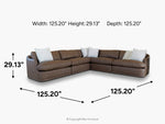 STRATUS00:Stratus 5 Piece Sectional, 