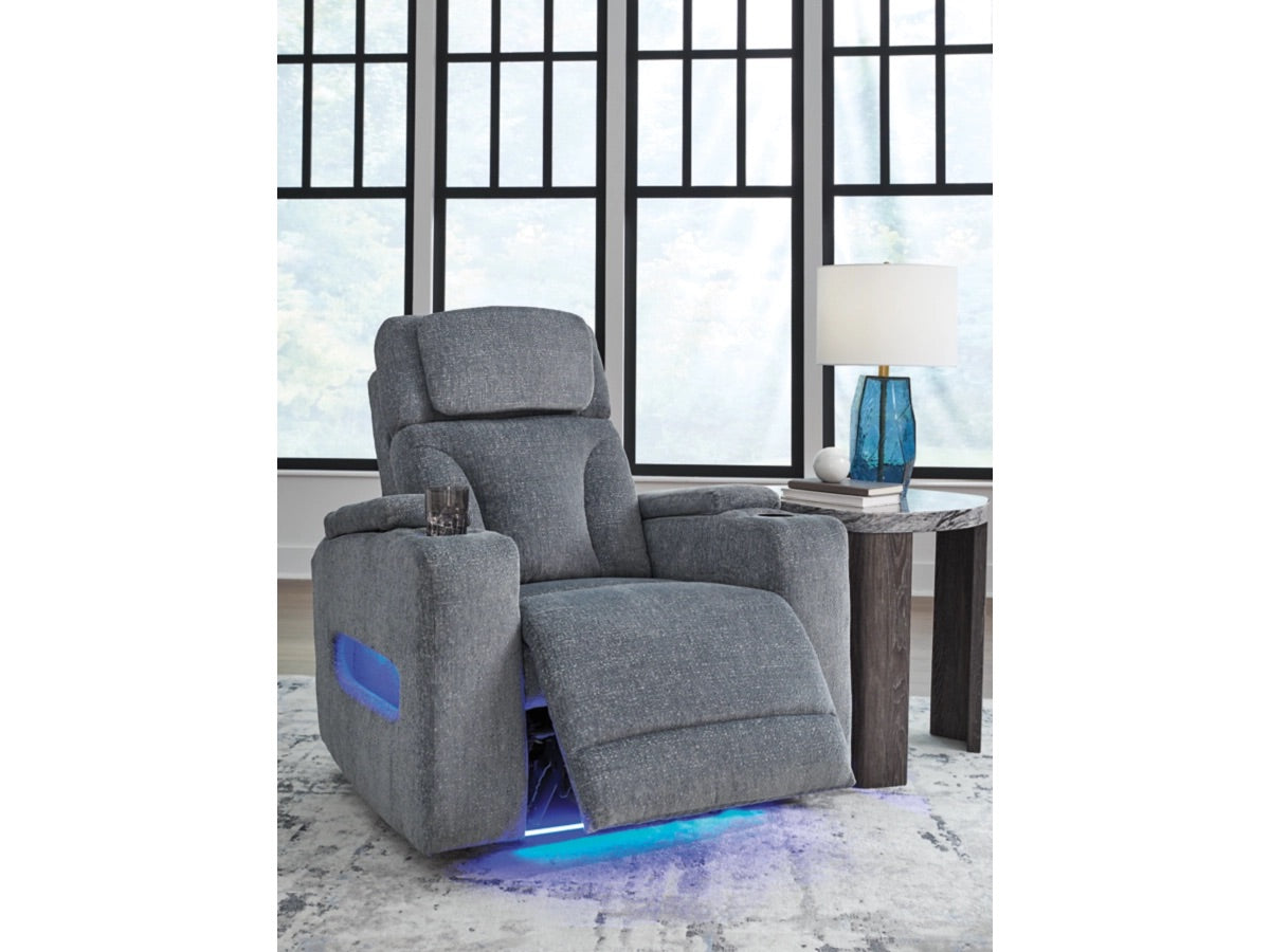 624951991:Studio Cave 2 Power Recliner, Styled Reclined