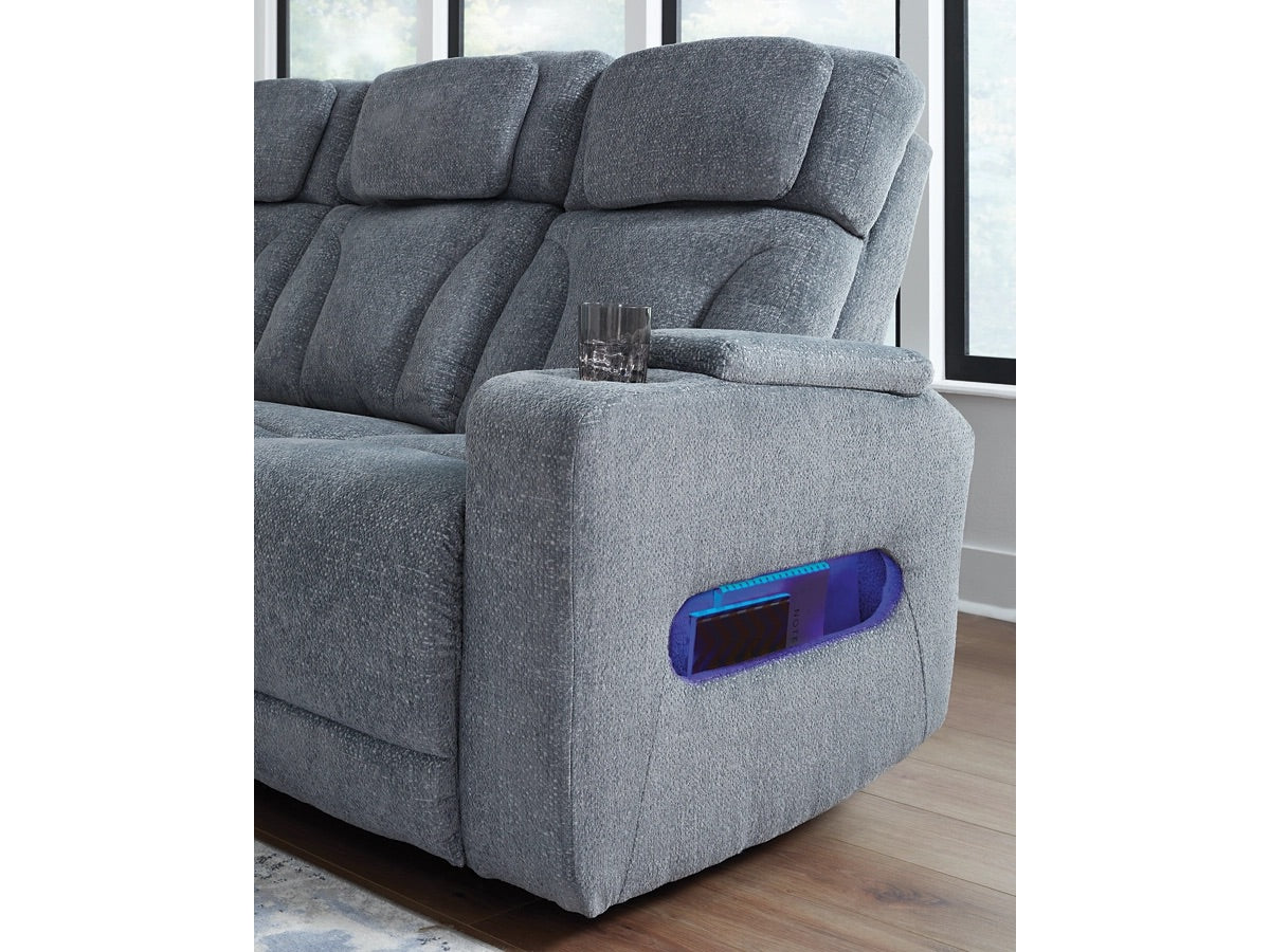 966924362:Studio Cave 2 Power Sofa, Styled