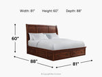 SULLIVAND:Sullivan Storage Bed, 