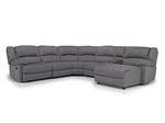 SYLAS0010:Sylas 6 Piece Rec Chaise Sectional