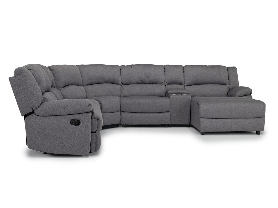 SYLAS0010:Sylas 6 Piece Reclining Chaise Sectional