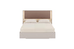 TULLIA009:Tullia Upholstered Panel Bed &, Front