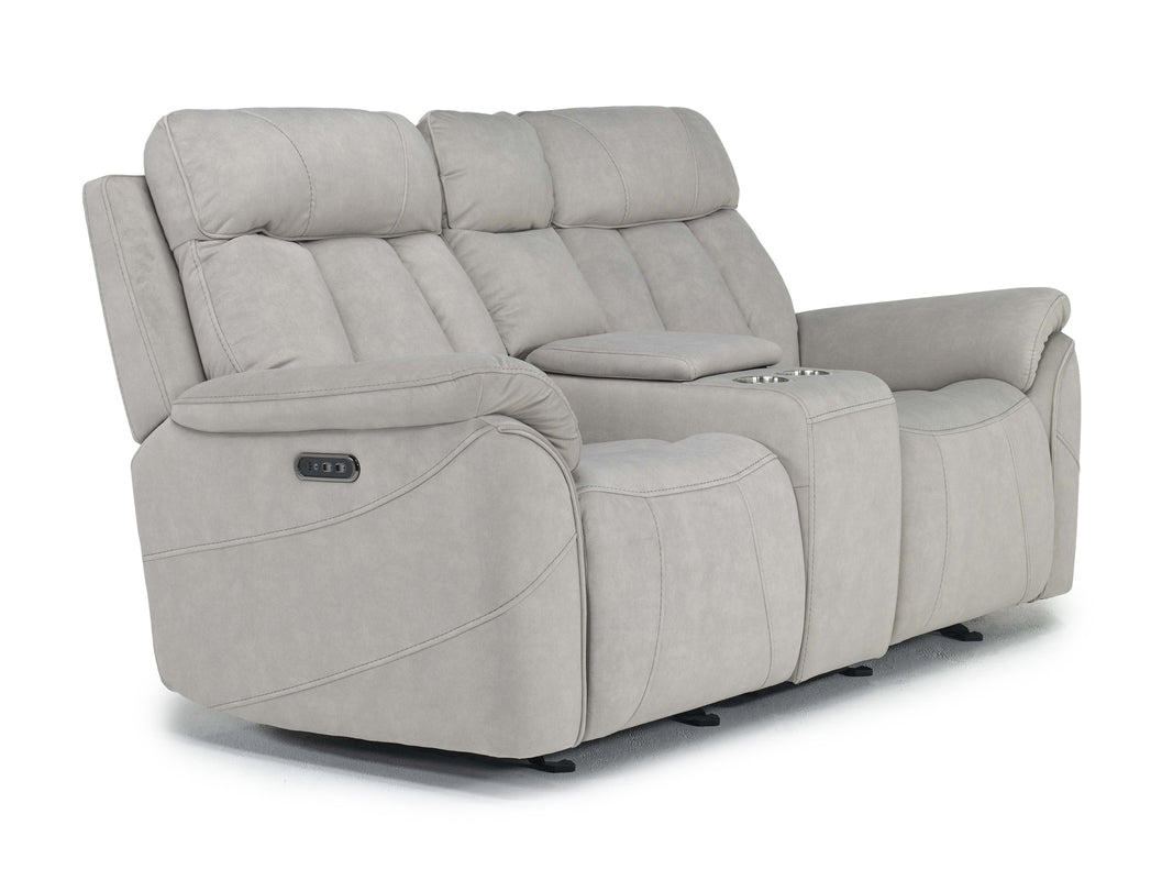 072115060:Tate 2 Power Console Loveseat, Angle