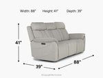 206337702:Tate 2 Power Sofa, 