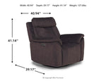 438059628:Tate Power Gliding Recliner, 