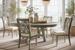 TELLURI10:Telluride Round Dining Table, Styled