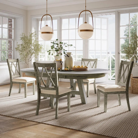 Telluride Round Dining Table & 4 Chairs