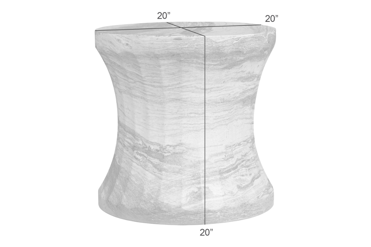 995837458:Terralune Outdoor End Table, 