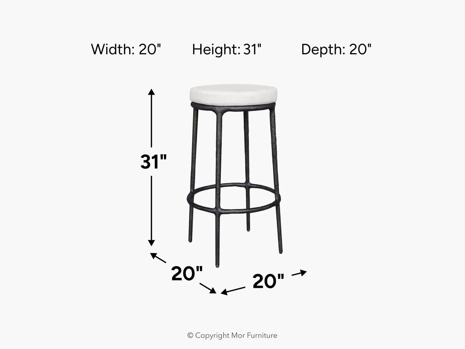 037014233:Thayer Outdoor Barstool, 