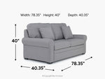 542475748:Tilda Full Sleeper Loveseat, 