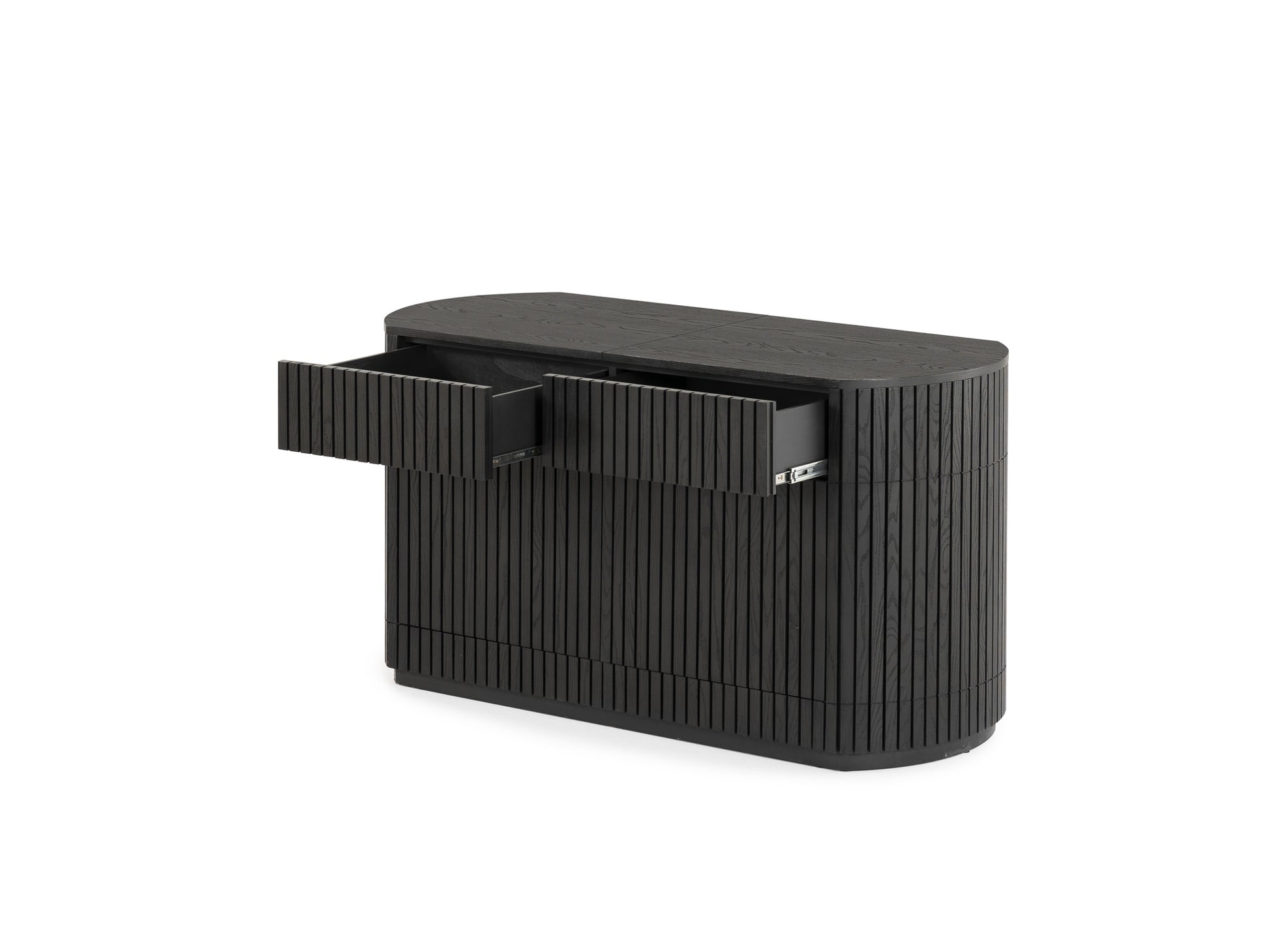 632185678:Transformer Round Buffet Open Drawers