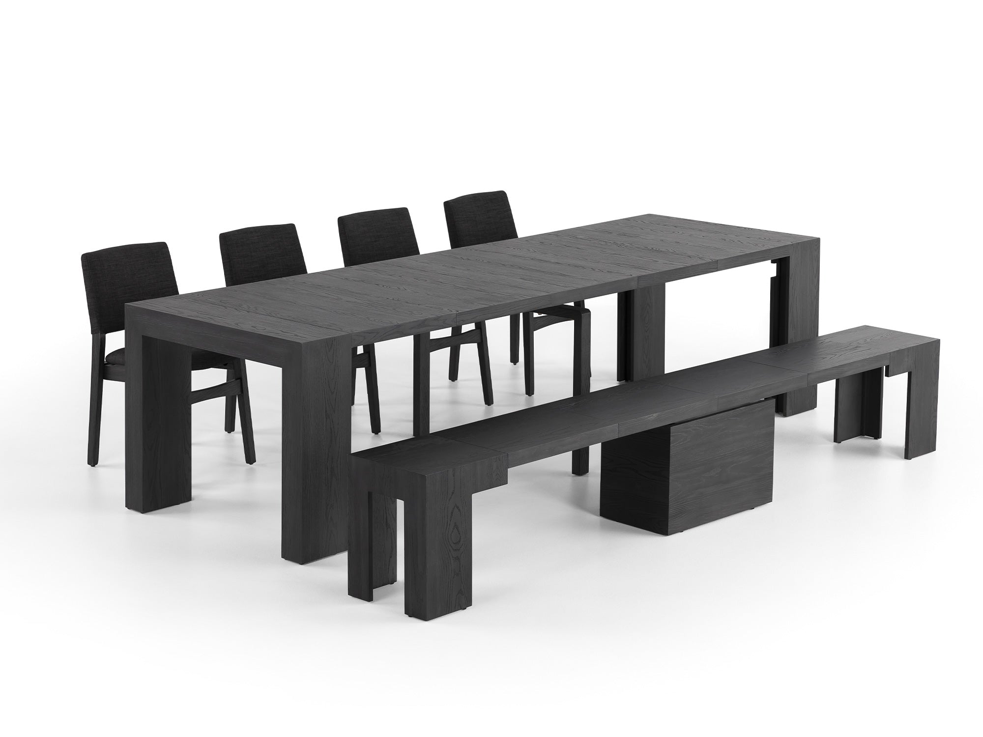 TRANSFM12:Transformer Dining Table & 4 C, 