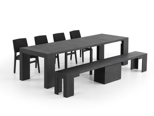 TRANSFM12:Transformer Dining Table & 4 C, 