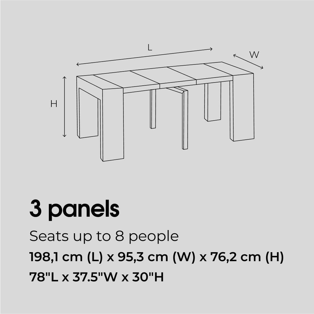 TRANSFM02:Transformer Dining Table & 4 C, 