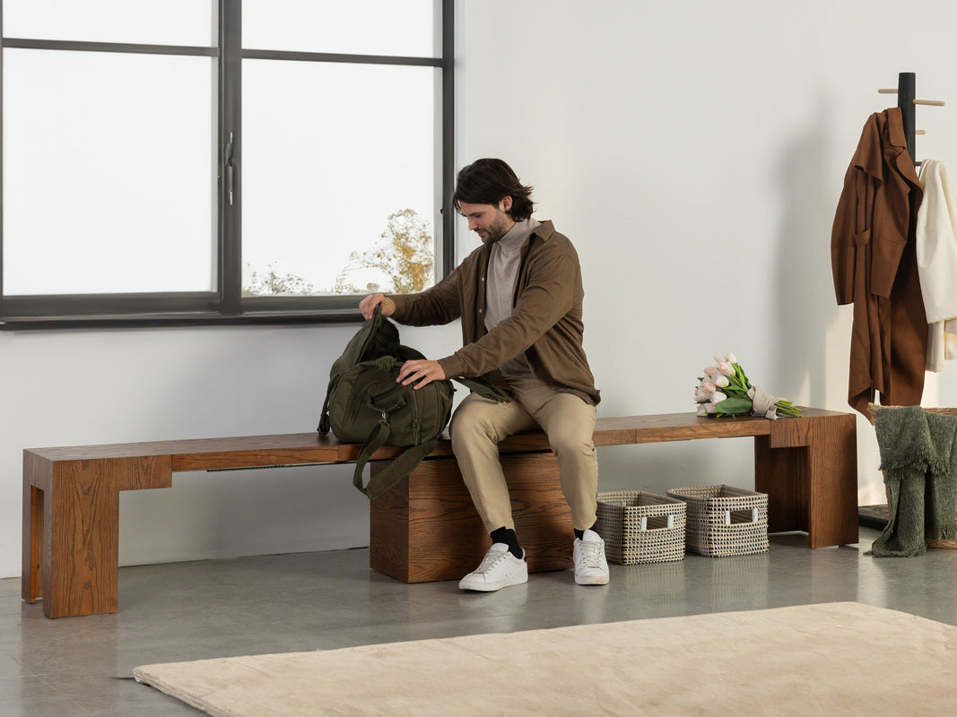 438255982:Transformer Dining Bench, Styled