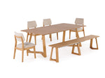 283716391:Transformer Nova Dining Bench, Angled