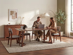 NOVADINE7:Transformer Nova Dining Table & 4 Stackable Chairs, Styled