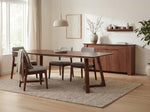 NOVADINE7:Transformer Nova Dining Table & 4 Stackable Chairs, Styled