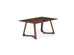 NOVADINE8:Transformer Nova Dining Table & 4 Stackable Chairs & Bench, Angled