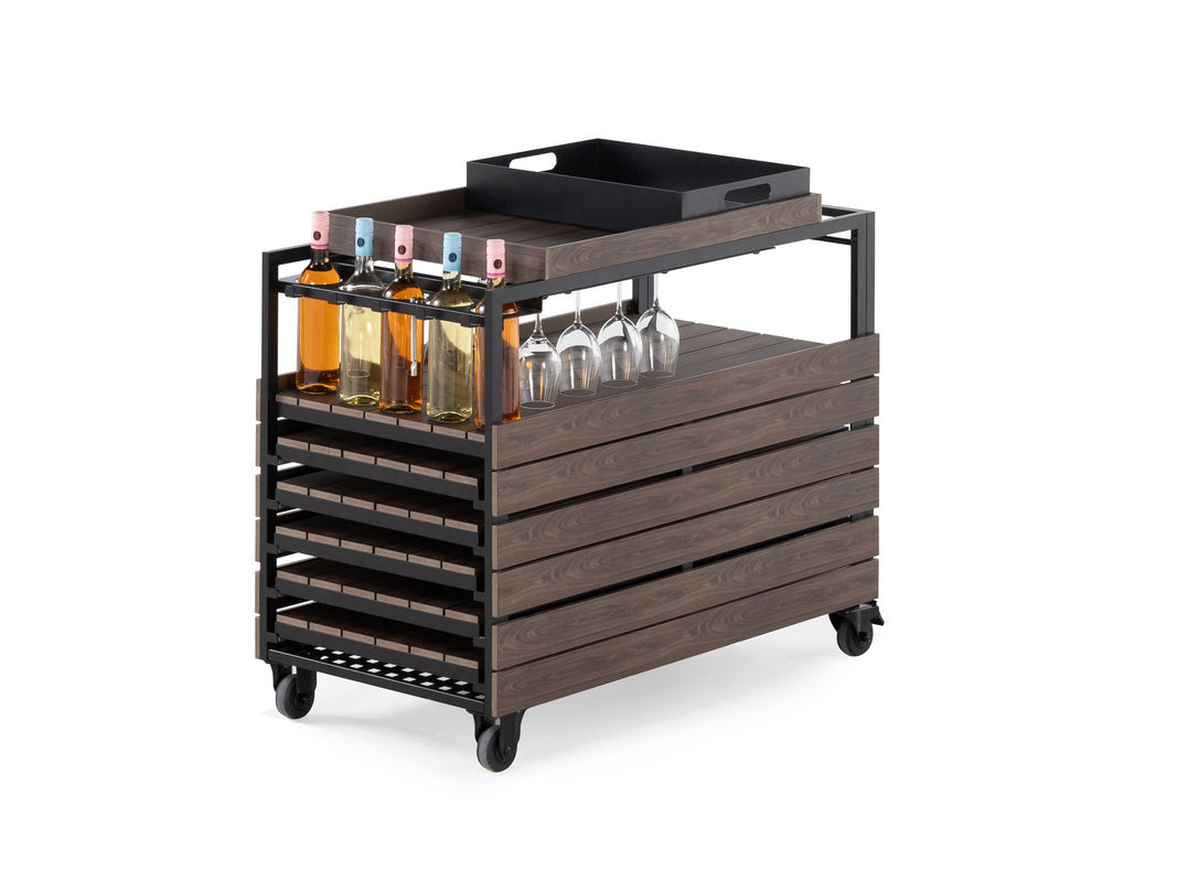 742352901:Transformer Outdoor Bar Cart, Styled