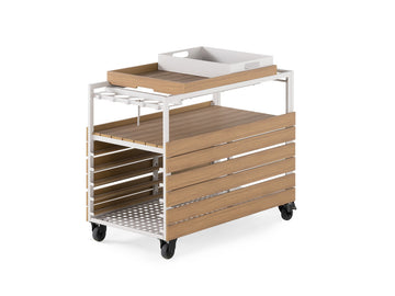 654813798:Transformer Outdoor Bar Cart, Angled