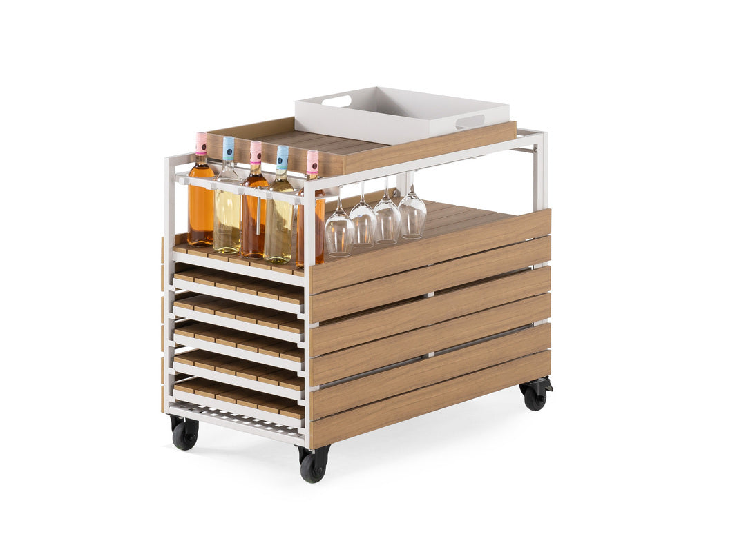654813798:Transformer Outdoor Bar Cart, Styled
