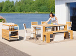 TRANSFP20:Transformer Outdoor Dining Table, Styled
