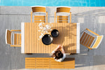TRANSFP20:Transformer Outdoor Dining Table, Styled