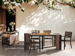 TRANSFP05:Transformer Outdoor Dining Table & 4 Chairs, Styled