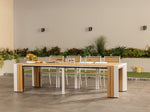 TRANSFP20:Transformer Outdoor Dining Table, Styled