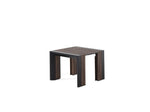TRANSFP05:Transformer Outdoor Dining Table & 4 Chairs, Angled
