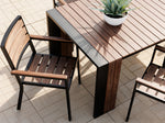 TRANSFP05:Transformer Outdoor Dining Table & 4 Chairs, 